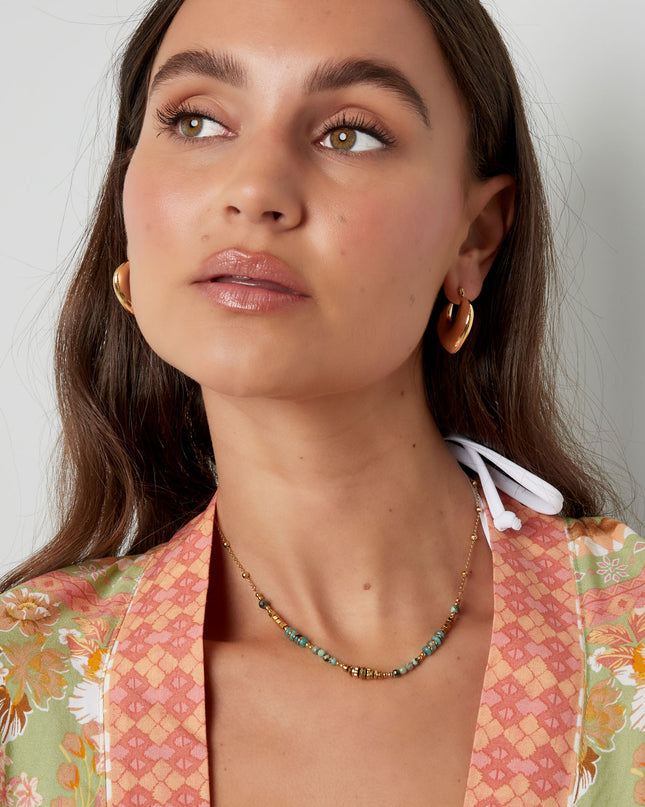 Chucky hoop earrings Goud kleur Stainless Steel