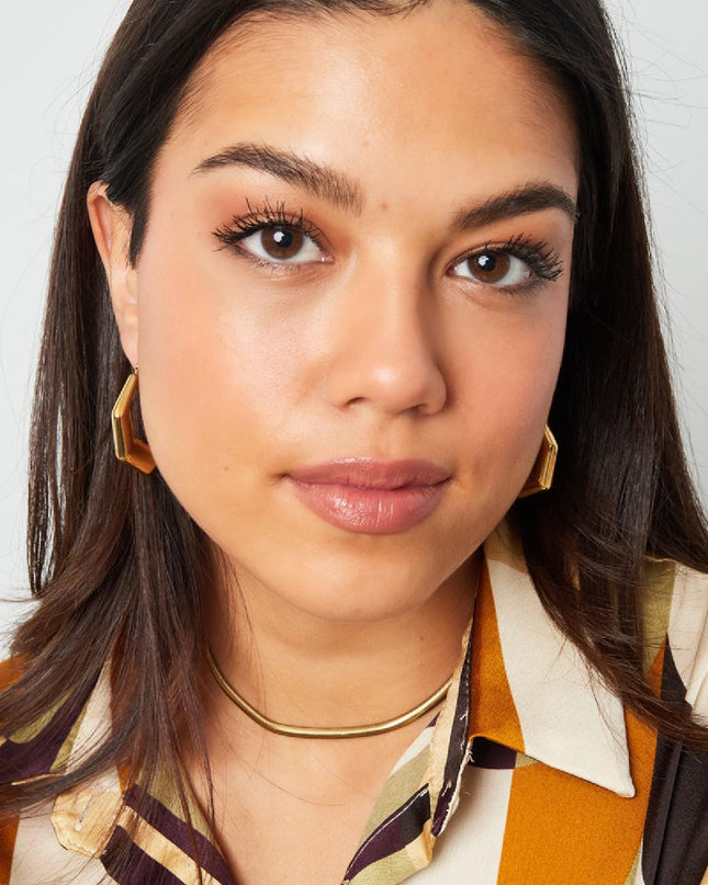 oorbellen stainless steel zeshoek 