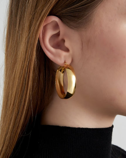 oorbellen stainless steel chique