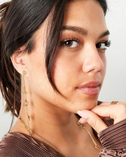 Oorknopjes love Zilver Stainless Steel