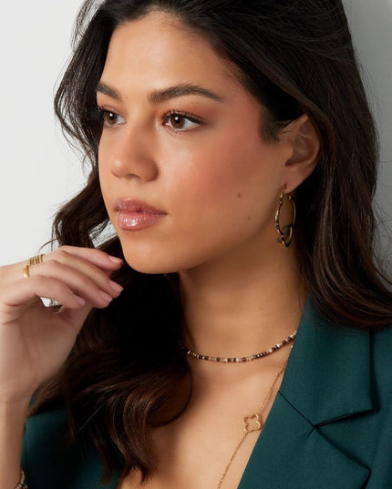 Oorstekers klaver Zilver Stainless Steel