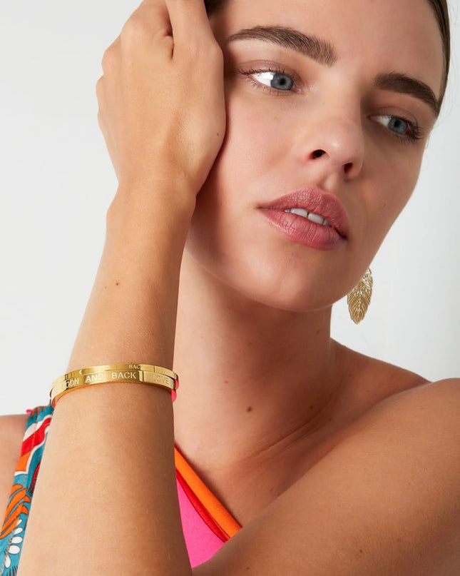 slavenarmband love you to the moon and back