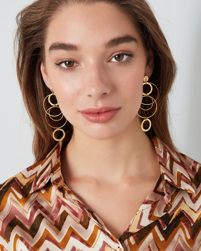 oorbellen verschillende ringen