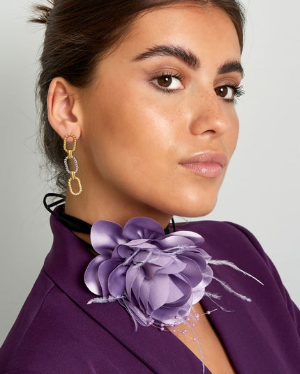 schakel oorbellen ribbel