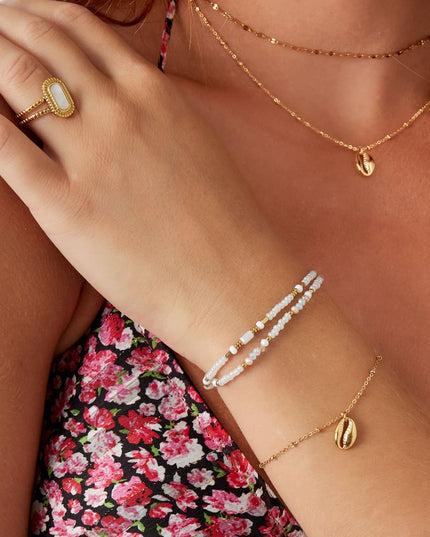 armband met schelpje