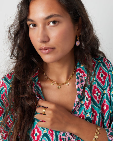 armband verschillende schakels met bedels