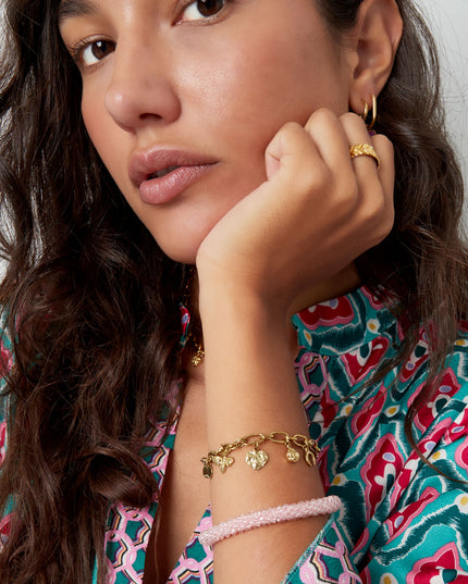 armband verschillende schakels met bedels