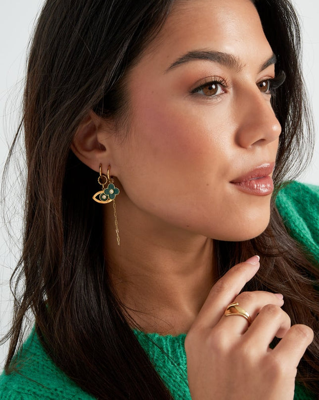 oorbellen wonderful clover