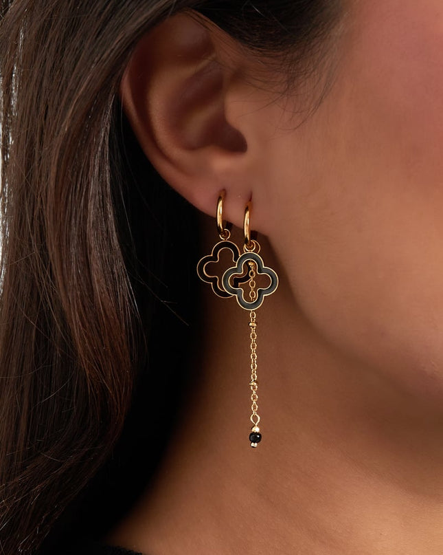 oorbellen midnight clover