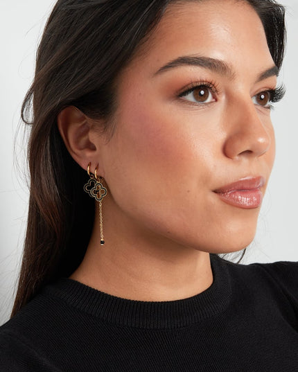 oorbellen midnight clover