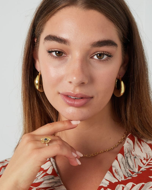 oorbellen shiny rond