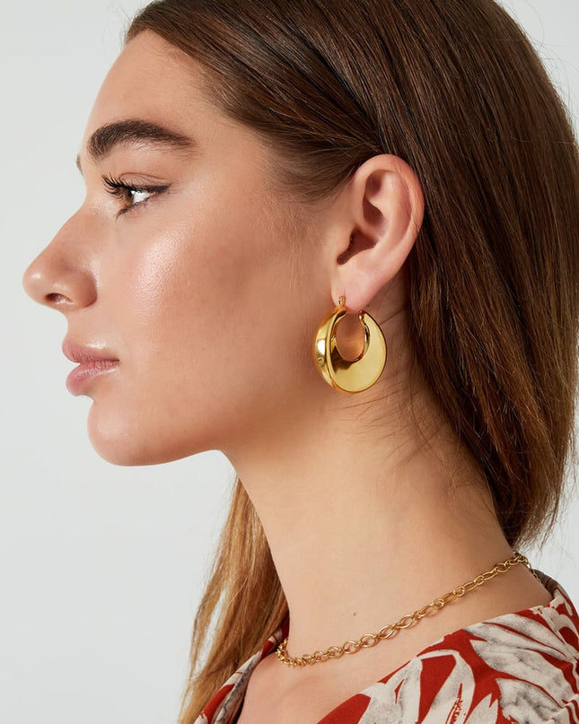 oorbellen shiny rond