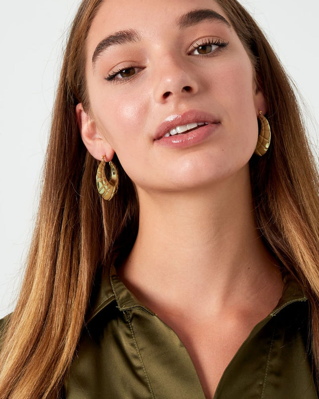 oorbellen statement hoepels cut out