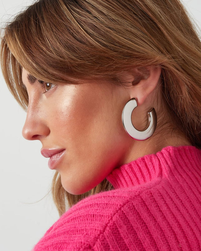 oorbellen dikke cirkel