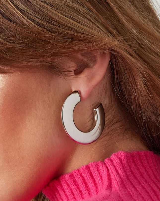 oorbellen dikke cirkel