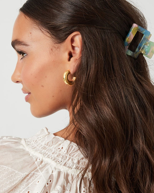 oorbellen aesthetic basic halve maan