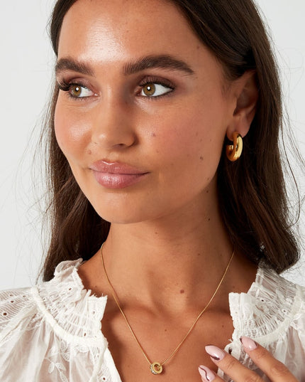 oorbellen aesthetic basic halve maan