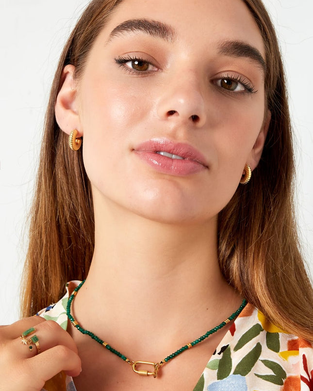 oorbellen aesthetic halve maan klein