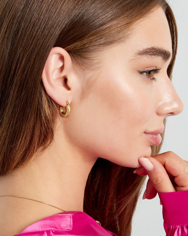 oorbellen aesthetic rond klein