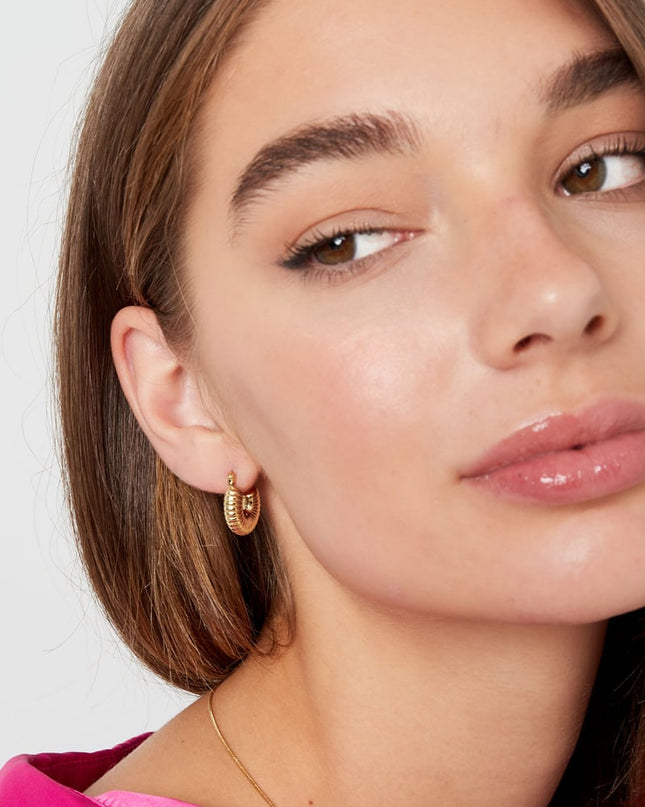 oorbellen aesthetic rond klein