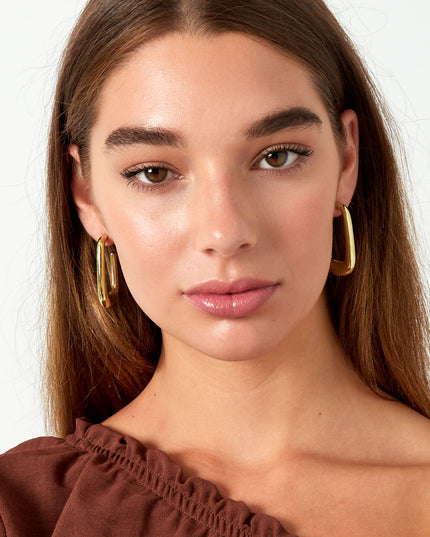 oorbellen aesthetic rechthoek