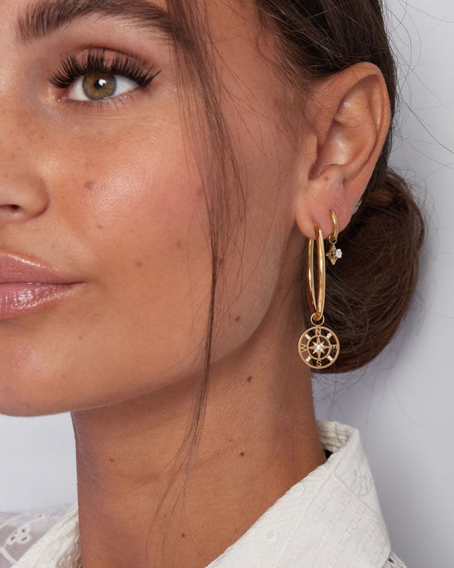 oorbellen vier richtingen