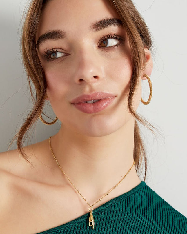 oorbellen rond met print