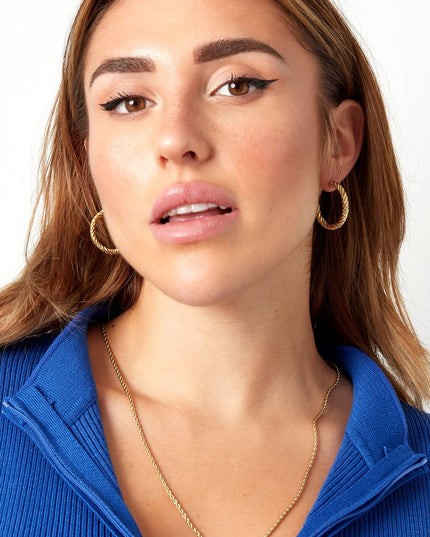 gedraaide oorringen klein