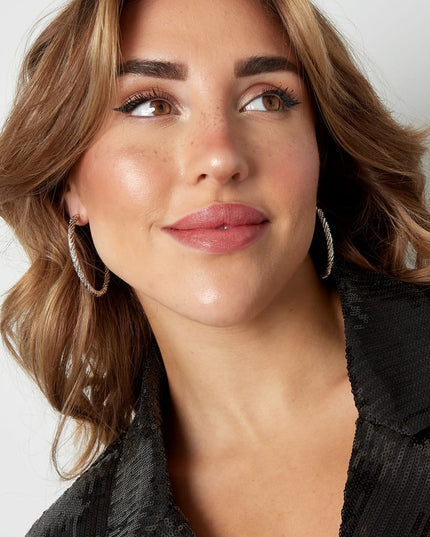 gedraaide oorringen groot