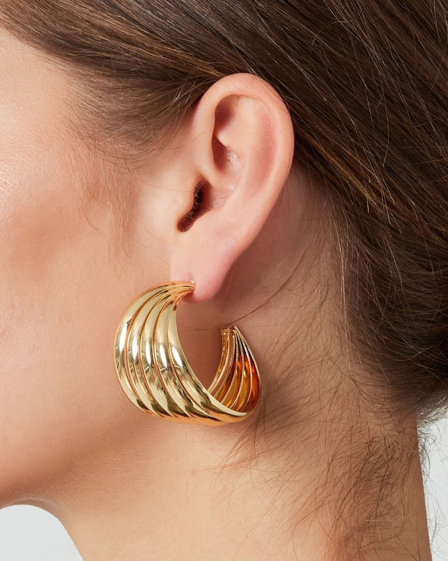 oorbellen abstracte laagjes