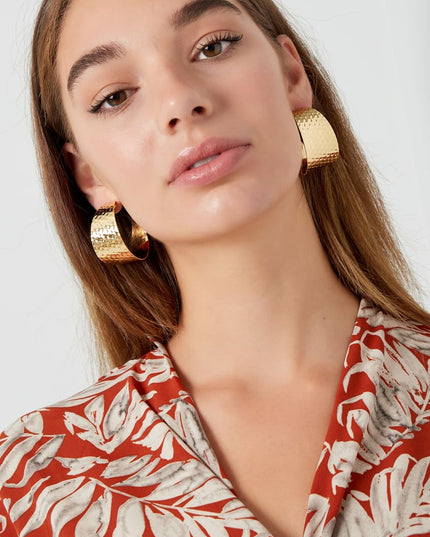 oorbellen rondjes print