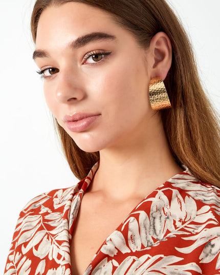 oorbellen rondjes print