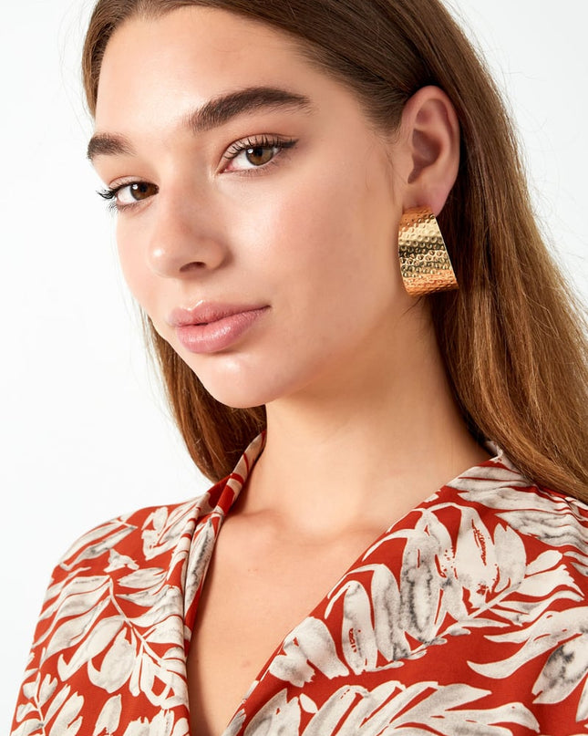 oorbellen rondjes print