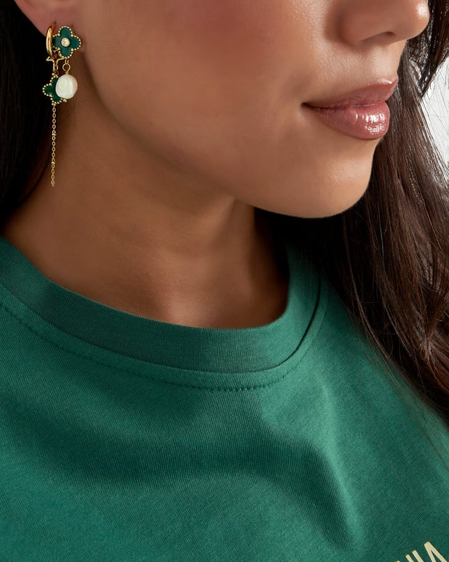 oorbellen posh spice - groen 