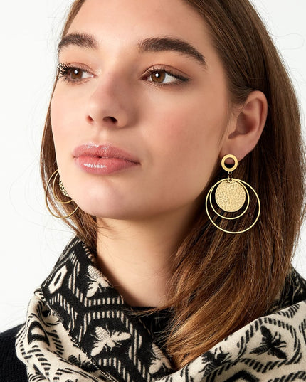 oorbellen verschillende ringen