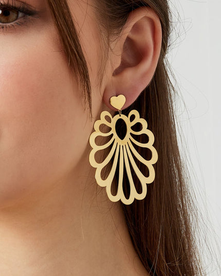 oorbellen feestelijk patroon