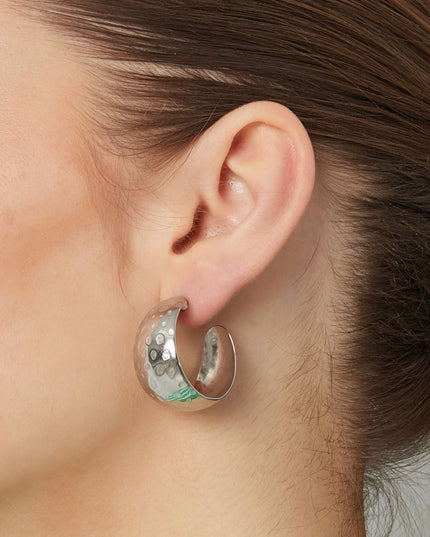 oorbellen maan grote stippen