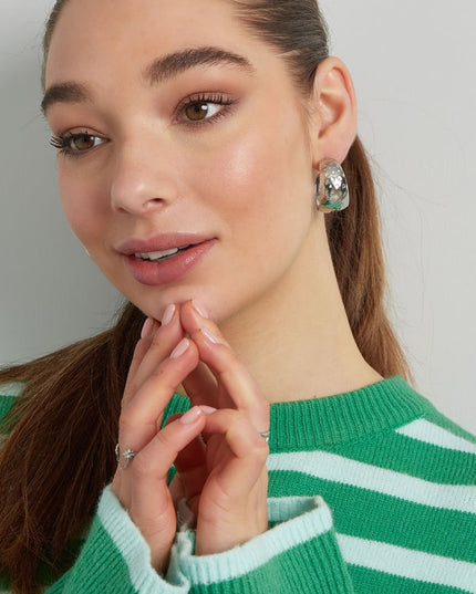 oorbellen maan grote stippen