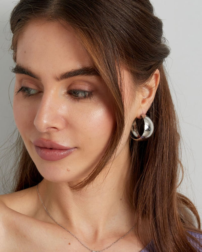 oorbellen geborsteld