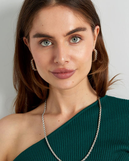 oorbellen langwerpig schakel in schakel