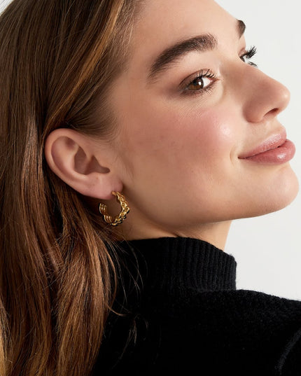 oorbellen bloem schakel in schakel