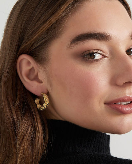 oorbellen bloem schakel in schakel