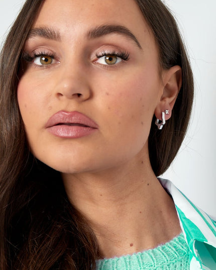 basic ster oorbellen medium