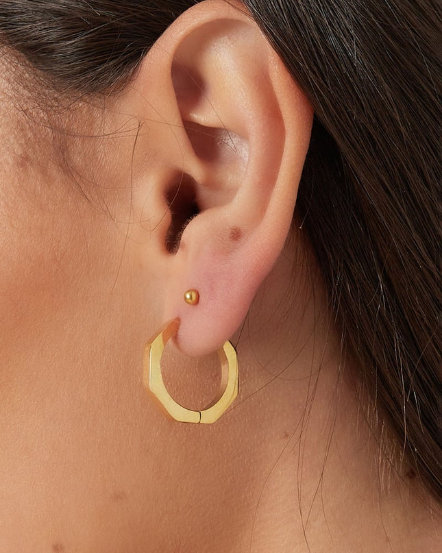 klassieke ronde oorbellen groot