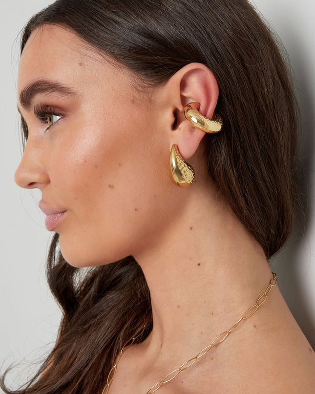 ear cuff gestructureerd patroon