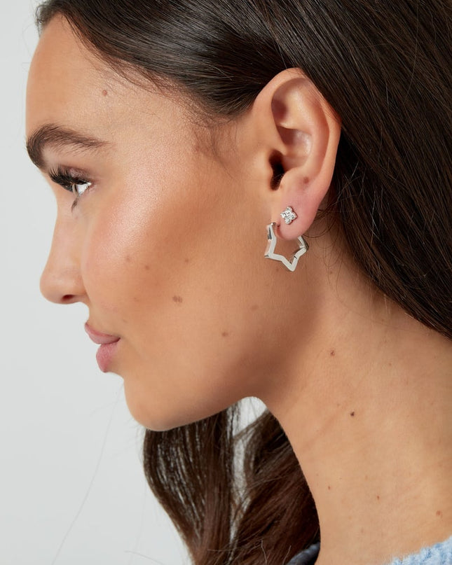 oorsteker sparkle met steentjes