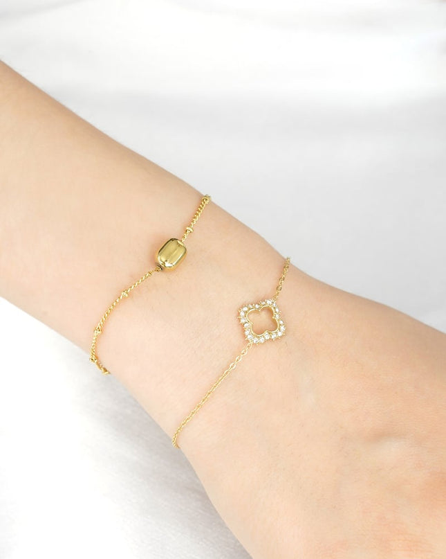 simpele armband met balletjes