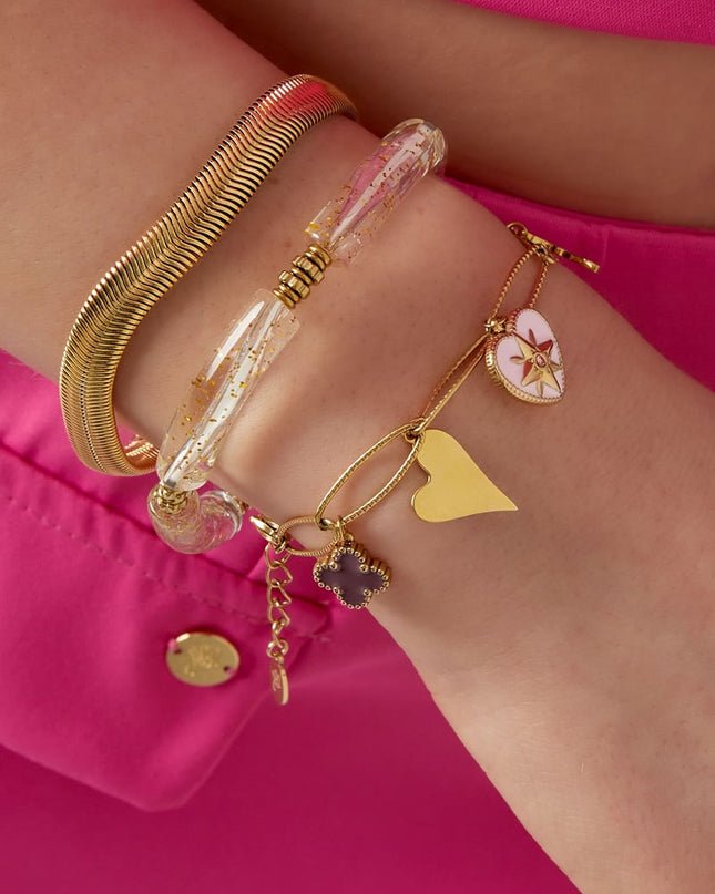 bedelarmband lovely butterfly