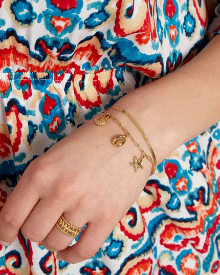 armband met zeebedels