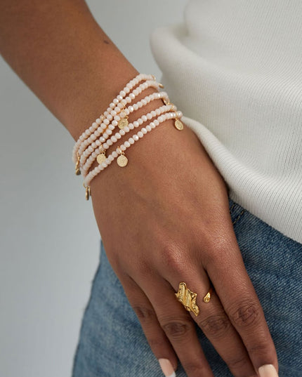 Armbanden met munt bedels